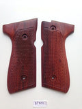 New Beretta 92fs 92f 96 Full Size Grips Hardwood Smooth Handmade #Bfw06