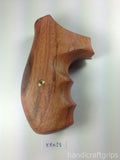 Smith & Wesson K/l Frame Round Butt Revolver Grips Hardwood Finger Groove Smooth Handmade #Krw28