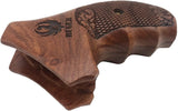 handicraftgrips GPW22## New Ruger GP100 Super Redhawk Grips Checkered Laser Flower Engraved Hard Wood Finger Groove Handmade Birthday Newyear Christmas Gift Sport for Men Fathers Day Handcraft By