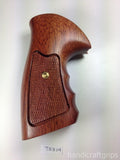 New Taurus Medium/Large Frame Revolver Grips .357 6 Shot Checkered Hardwood Handmade #TNW04