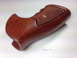 New Taurus Medium/Large Frame Revolver Grips .357 6 Shot Checkered Hardwood Handmade #TNW04