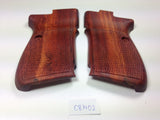 handicraftgrips New Cz 83 82 Cz83 Grips Checkered Hardwood Handmade #C8w02