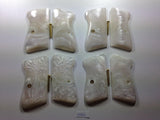 handicraftgrips New Walther S&W PPK/S Walther PPK/s Pistol Grips Smooth White Pearl Color Polymer Resin Handmade #PSR01