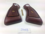 New Smith & Wesson S&w J Frame Square Butt Grips Checkered Hardwood Handmade #JSW05