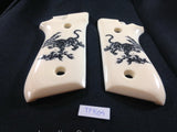 New Taurus Pt92 Pt99 Pt100 Pt101 With Decocker PT pt 92 99 100 101 White Ivory Color Polymer Resin Grips Lazer Handmade #Tpr04