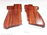 New Cz 83 82 Cz83 Cz82 Grips Checkered Hardwood Hard Wood Handmade Handcraft beautiful Nice Gift Sport For Men Man #C8w04