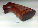 New Taurus Medium/Large Frame Revolver Grips .357 6 Shot Checkered Hardwood Handmade #TNW04