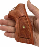 New Rossi Small Frame Square Butt Revolver Grips Checkered Hardwood Handmade #Rsw19