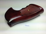 New Taurus model 82 M82 .38 special SPL. 4 inch Hardwood Wood Checkered Grips grips Handmade #Tow03