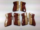handicraftgrips New Walther S&W PPK/S Walther PPK/s Pistol Grips Hardwood Smooth Handmade #PSW03