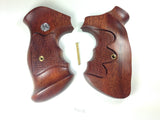 handicraftgrips New Smith & Wesson K/l K L Frame Square Butt Revolver Grips Open Back Hardwood Wood Checkered Openback Handmade Beautiful Sport for Men Birthday Gift #Ksw38