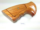 New Taurus Model 82 M82 .38 Special SPL. 4 inch Hardwood Wood Checkered Grips Grips Handmade #Tow01