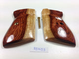 handicraftgrips New Walther S&W PPK/S Walther PPK/s Pistol Grips Hardwood Smooth Handmade #PSW03