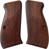 handicraftgrips CCW05## New Cz75 Cz85 CZ 75 85 Grips Cz 75/85 CZ P-01 CZ P-06 Compact Size Hardwood Wood Checkered Handmade Beautiful Handcraft Sport for Men Birthday Newyear