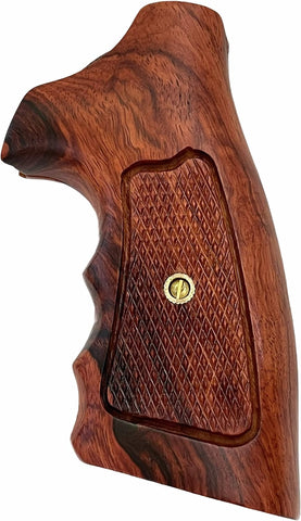 handicraftgrips New Rossi Small Frame Square Butt Revolver Grips Checkered Hardwood Handmade #Rsw20