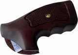 New Rossi Small Frame Square Butt Revolver Grips Checkered Hardwood Handmade #Rsw05