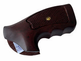 New Rossi Small Frame Square Butt Revolver Grips Checkered Hardwood Handmade #Rsw05