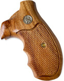 handicraftgrips NRW16## New Smith & Wesson S&W N Frame Round Butt Grips 22 25 29 325 327 329 520 610 625 627 629 Hard Wood Handmade Engraved Checkered Finger Groove Handcraft Special Birthday Gift