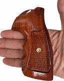 New Rossi Small Frame Square Butt Revolver Grips Checkered Hardwood Handmade #Rsw04