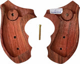 New Smith & Wesson S&w J Frame Round Butt Bodyguard Grips Smooth Hardwood Handmade #JRW03