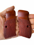 handicraftgrips New Cz75 Cz85 Grips Cz 75/85 Compact Size Hardwood Checkered Handmade #Ccw23