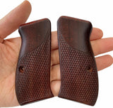 handicraftgrips CCW05## New Cz75 Cz85 CZ 75 85 Grips Cz 75/85 CZ P-01 CZ P-06 Compact Size Hardwood Wood Checkered Handmade Beautiful Handcraft Sport for Men Birthday Newyear