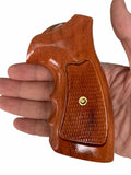 handicraftgrips New Rossi Small Frame Square Butt Revolver Grips Checkered Hardwood Handmade #Rsw09