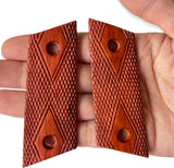 handicraftgrips New Cz 2075 Rami Pistol Grips Checkered Hardwood Handmade