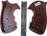 Smith & Wesson K/l Frame Square Butt Revolver Grips Hardwood Finger Groove Checkered Handmade #Ksw05