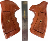 New Rossi Small Frame Square Butt Revolver Grips Checkered Hardwood Handmade #Rsw04