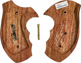 New Smith & Wesson S&w J Frame Round Butt Bodyguard Grips Checkered Hardwood Handmade #JRW02