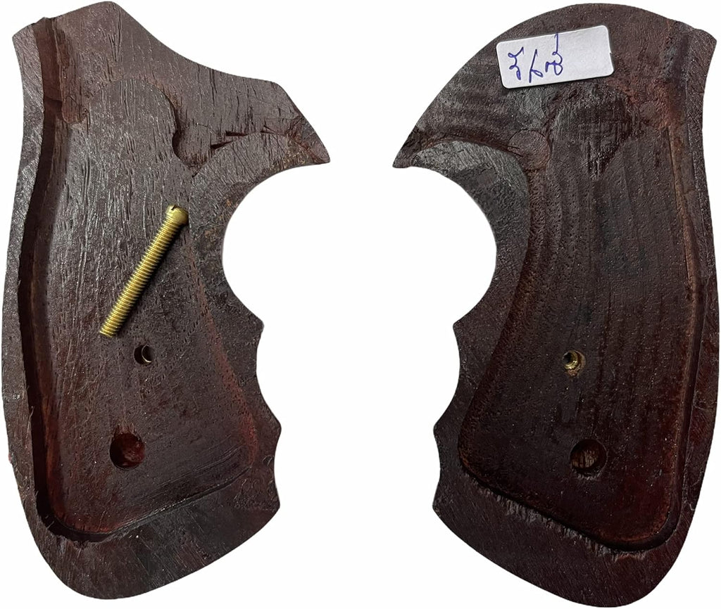 New Rossi Small Frame Square Butt Revolver Grips Smooth Hardwood Handm ...