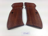 New Cz75 Cz85 Grips Cz 75/85 Full Size Hardwood Checkered Handmade #Cfw03