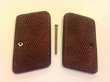 New Browning Baby Grips Checkered Hardwood Handmade